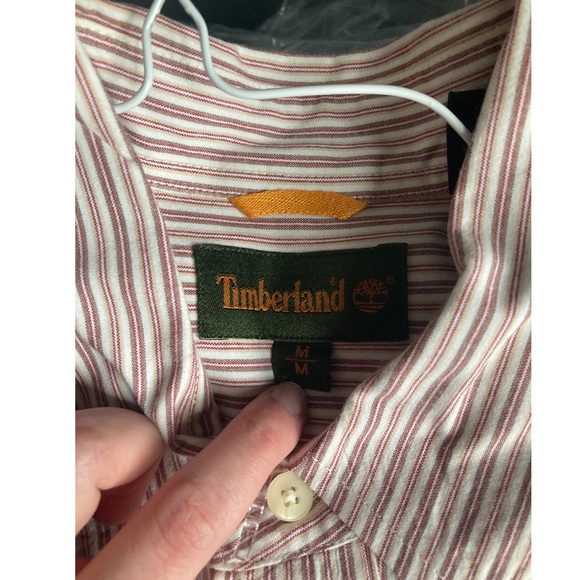 Timberland mens button down shirt size Medium - Picture 2 of 5